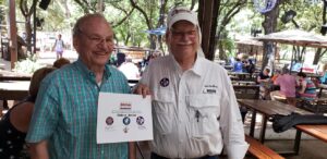Oldest Driver Award at the Moontower Road Rally July 20, 2019